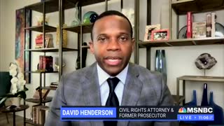 NBC’s David Henderson compares Kyle Rittenhouse attacker to a teacher protecting kids from an active shooter