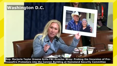 Marjorie Taylor Greene Grills FBI Director Wray