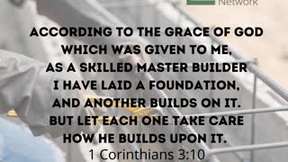 First Corinthians 3:10