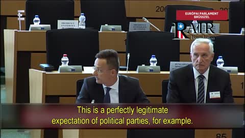 garian FM Péter Szijjártő fights back against the European Parliament's slander of Hungary