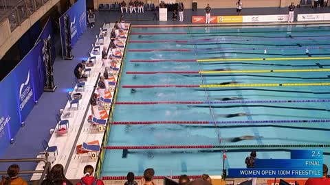 The 100-meter freestyle