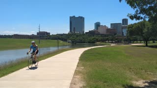 Downtown Fort Worth from the Trinity Trail
