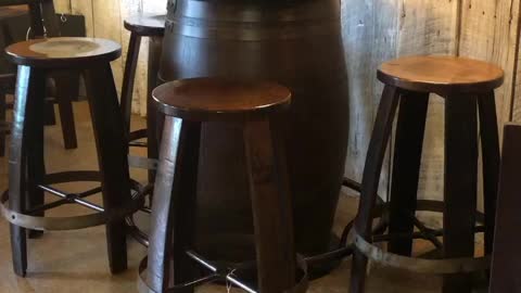 Barrel Tables & Stools