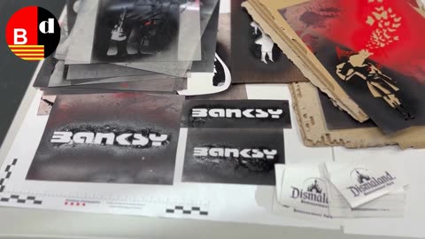 Detenido en Barcelona con obras falsas de Banksy que se hacían en Zaragoza