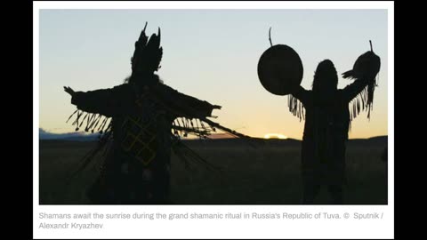Shamans Hold Ritual in Support of Russian Military