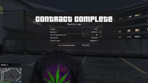 GTAV - Autoshop Contract Board - The ECU Job 7-29-21