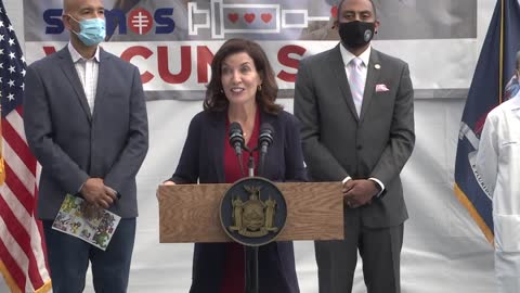 New York Gov. Kathy Hochul says “there are not legitimate religious exemptions” to vaccine mandates.