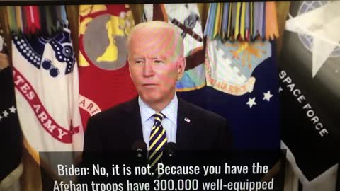 Biden Tells Press Not To Worry About Afghanistan