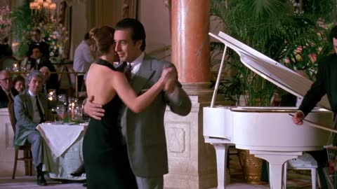 Dance Clip. Frank Teaches Donna to Tango.