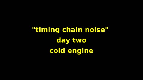 CR-V noise - timing chain?