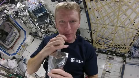 Watch how a cup of coffee is brewed in space!