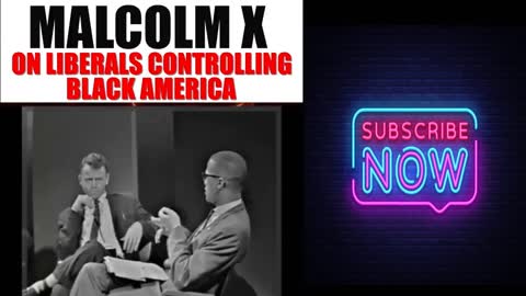 Malcolm X Speech on White liberals " Will blow your Mind "