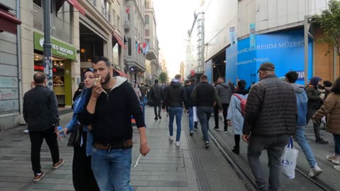 May family walk in Istiklal 2021