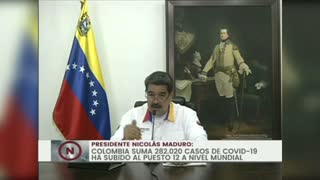 Maduro pide a Colombia y Brasil cooperar para tratar el COVID-19 en fronteras