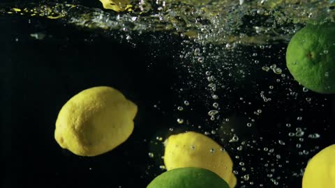 Lime And Lemons In Water 1