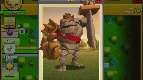 Unlock Golem King skin use GEMS | Clash of Clans