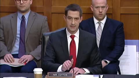 Senator Cotton Questioning Supreme Court Nominee Brown Jacks