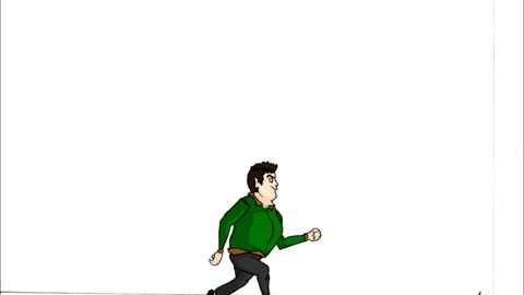 Running animation sketch