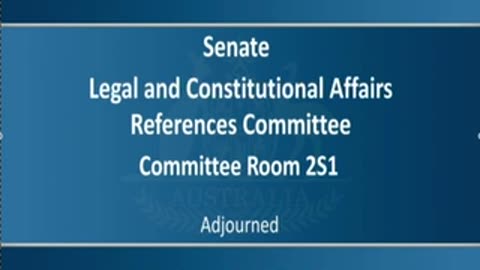 Graham and John provide testimony to the Federal Senate 13th March 2024...