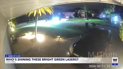 Cape Coral Floral - Green Lasers seen Multiple Times Scanning the Ground