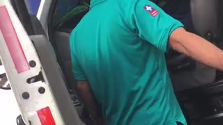 Pelea entre conductores de ambulancia en Bucaramanga