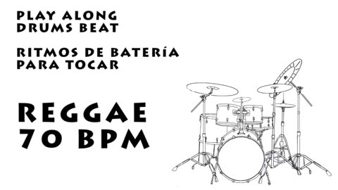 Reggae Drum loop 70 BPM - Percussión de Reggae 70 BPM