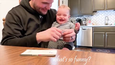 Funny Baby And Daddy Hilarious Moments