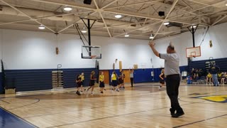 Karly Pasmore Drops a 3 Pointer as Time Expires - Challenger K-8 Girls JV Basketball