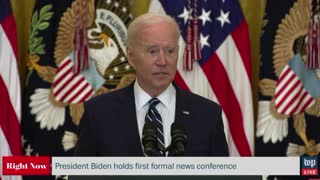 Joe Biden Gets LOST in Middle of Sentence During First Press Conference