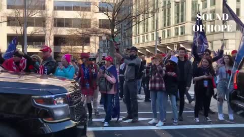 President Trump Attended The March For Trump Rally in DC!