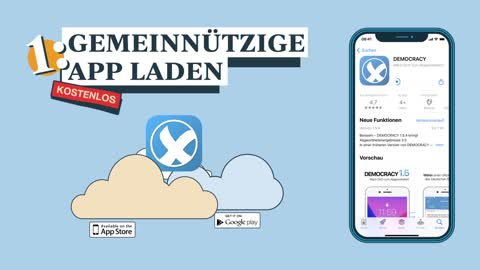 Volksabstimmung über die Impfpflicht mit der DEMOCRACY App – Ein Erklärvideo