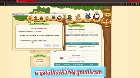 Not enough Crystal to order Payoff | HackMe v12 | coin farm | golden farm | coin birds golden birds