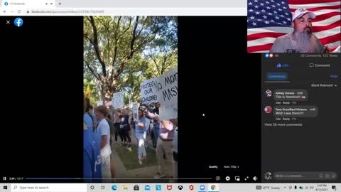 Protest At Clay Jenkins House
