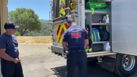 Los bomberos californianos se preparan para los meses que vienen