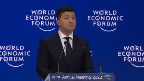 Zelensky to WEF In 2020: We Propose You Be Stakeholders of the 'New' Ukraine