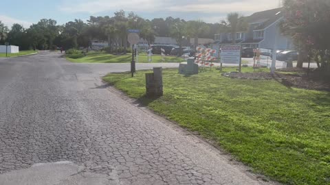 Deerfield Plantation Residents Remove Illegally placed barricade