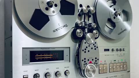 Technics RS-777 (The 7) reel to reel recording / playback check
