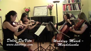 "Wedding March" by Mendelssohn Dolce DaVita Strings Quartet