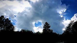 Time lapse of clouds