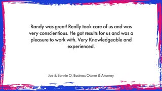 #TestimonialTuesday, Joe & Bonnie O.