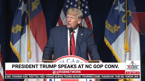 President Donald Trump, Others Speak at the 2021 NC State GOP Convention 6/5/21