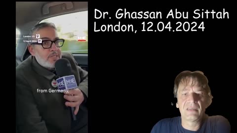 Dr. Ghassan Abu Sittah ein Augenzeuge und Arzt aus Gaza wird an der Einreise... 12.o4.2024