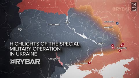 ❗️🇷🇺🇺🇦🎞 Rybar Daily Digest of the Special Military Operation: February 13-14, 2024