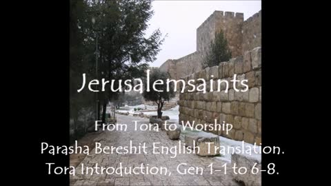 Parasha Bereshit, English Translated Message, LeTalmideyi YSHUA. Torah Introduction.