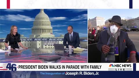 Joe Biden Speaks With Al Roker Along Parade Route_ ‘It Feels Great!’