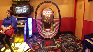 Arcade machines at the Midway in Circus Circus in Las Vegas.