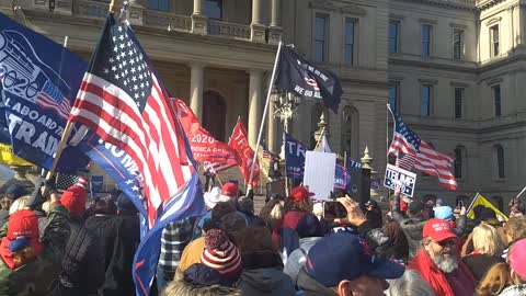 Trump Rally - Michigan State Capitol