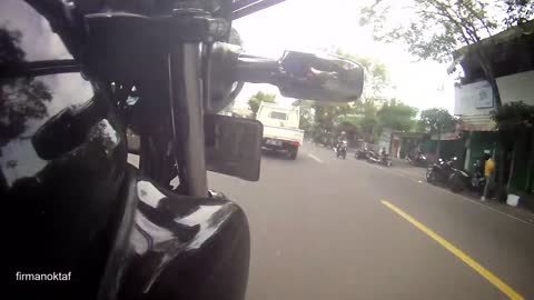 Perjalanan Trenggalek Ke Tulungagung Honda Tiger 2000 DRIFT HD 1080 Action Cam