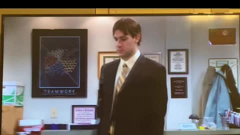 The Office- Jim looks like Dwight