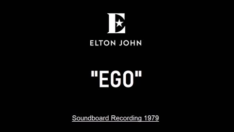 Elton John - Ego (Live in Moscow, Russia 1979) Soundboard